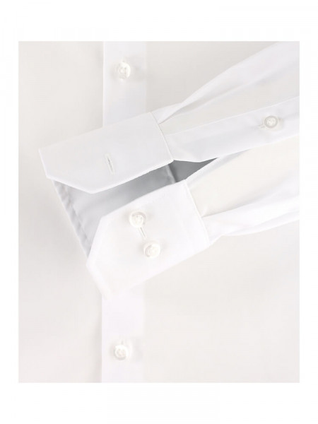 VENTI Regular Fit Hemd Weiß Kent Popeline - Ansicht 2