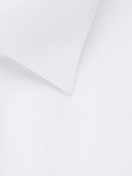 SEIDENSTICKER Regular Fit Hemd Weiß Kläppchen Popeline - Ansicht 3