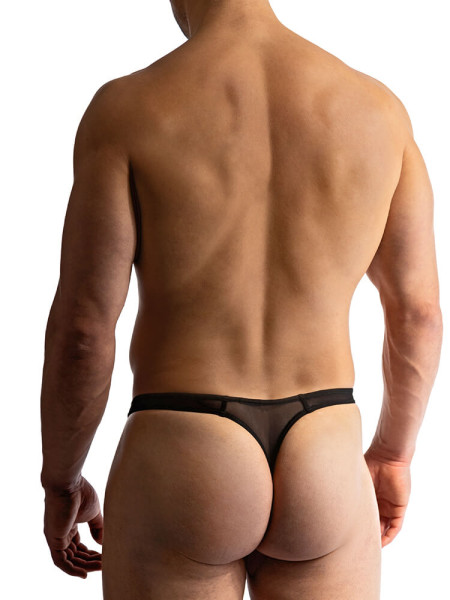 MANSTORE Regular Fit Schwarz Microfaser