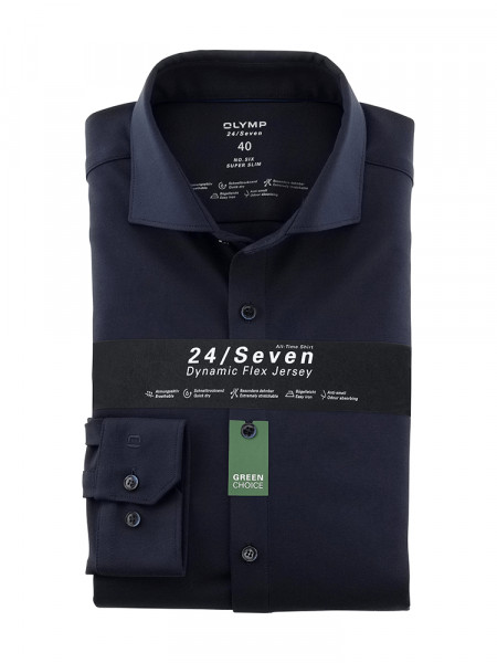 OLYMP No. Six 24/Seven super slim Jerseyhemd