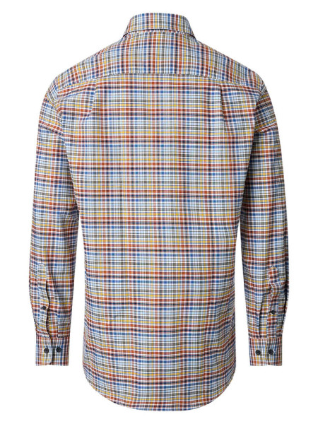 REDMOND Comfort Fit Hemd Rot Button-Down Fein Oxford