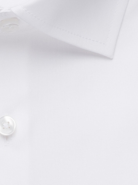 SEIDENSTICKER Slim Fit Hemd Weiß Business Kent Popeline - Ansicht 3