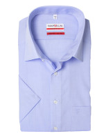 Marvelis MODERN FIT Hemd CHAMBRAY hellblau mit New Kent Kragen in moderner Schnittform