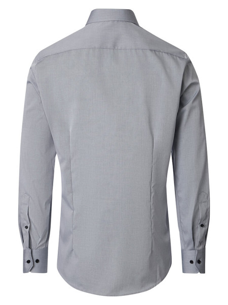 VENTI Regular Fit Hemd Anthrazit Kent Popeline