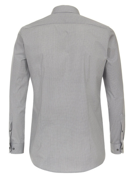 VENTI Slim Fit Hemd Schwarz Kent Easy Care