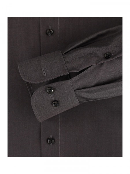 CASAMODA Comfort Fit Hemd Anthrazit Kent Popeline - Ansicht 2