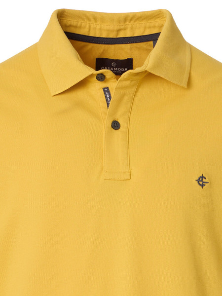 CASAMODA Poloshirt Gelb Extrafeine Qualität - Ansicht 1