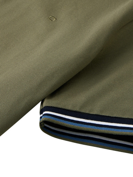 OLYMP Poloshirt Dunkelgrün Piqué - Ansicht 1