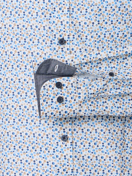 CASAMODA Regular Fit Hemd Braun Button-Down Easy Care  - Ansicht 2