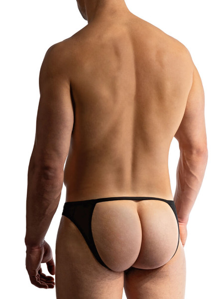 MANSTORE Regular Fit Schwarz Microfaser