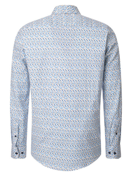 CASAMODA Regular Fit Hemd Braun Button-Down Easy Care