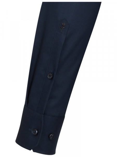 SEIDENSTICKER Tailored Fit Hemd Marine Business Kent Popeline - Ansicht 1