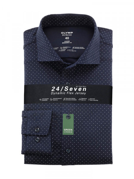 OLYMP Luxor 24/Seven modern fit Jerseyhemd