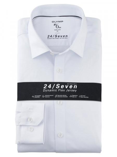 OLYMP No. Six 24/Seven super slim Jerseyhemd