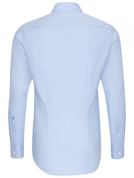 SEIDENSTICKER Extra Slim Fit Hemd Hellblau Business Kent Fil à Fil