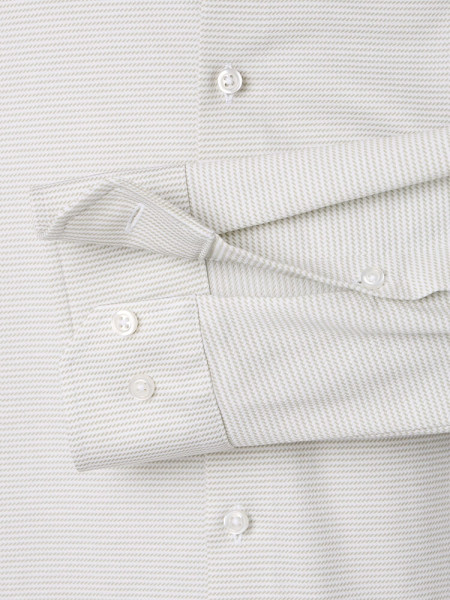 VENTI Slim Fit Hemd Grün Kent Jersey - Ansicht 2