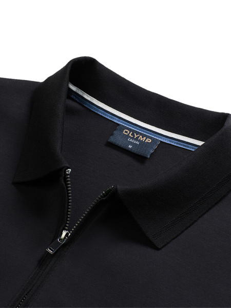 OLYMP Poloshirt Schwarz Jersey - Ansicht 1